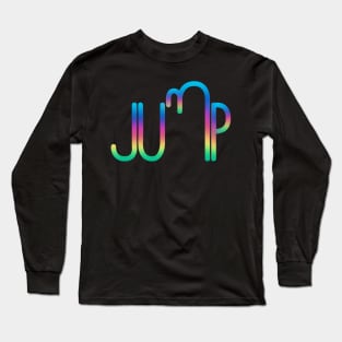 unicorns do jump Long Sleeve T-Shirt